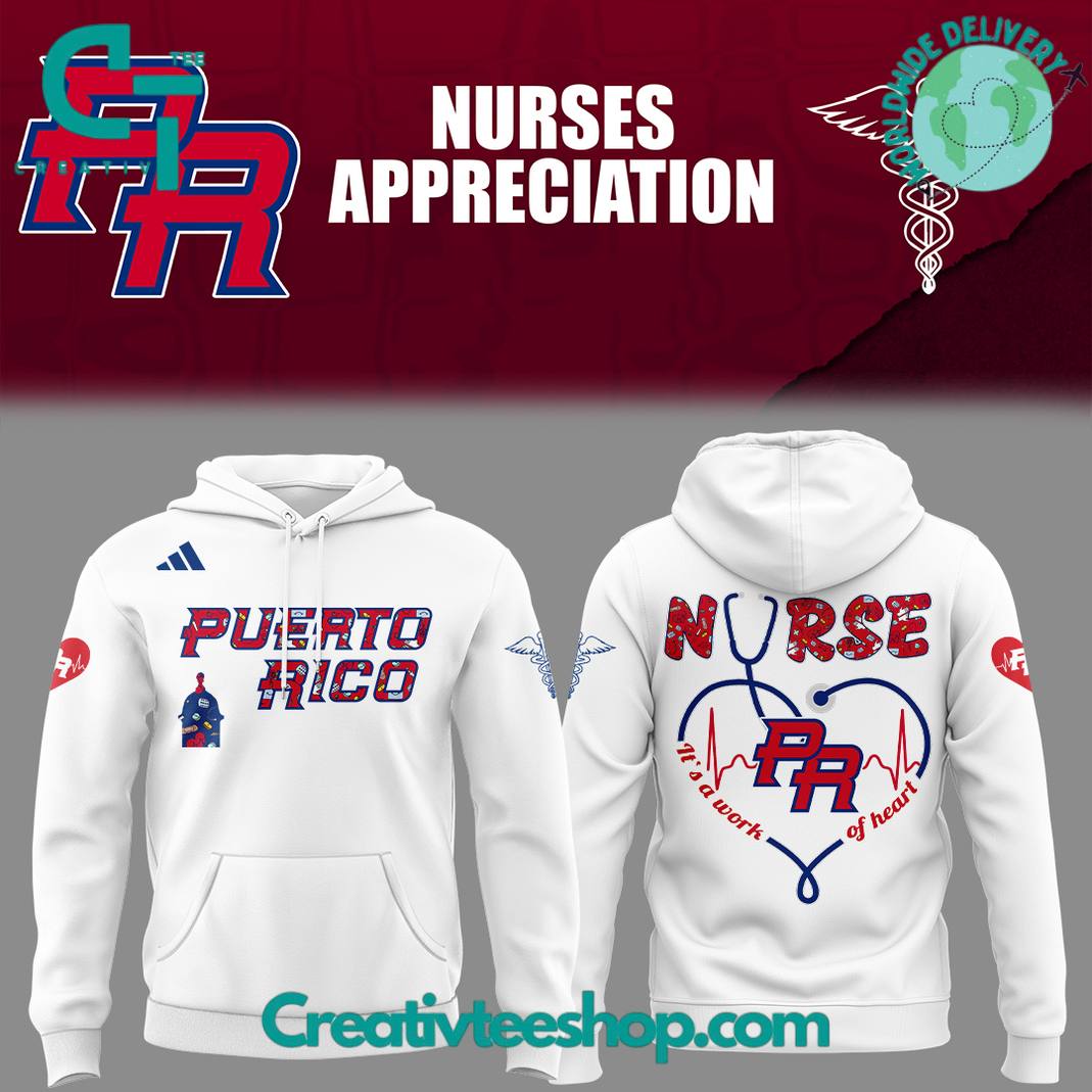 Puerto Rico Baseball Nurse Appreciation Special Hoodie