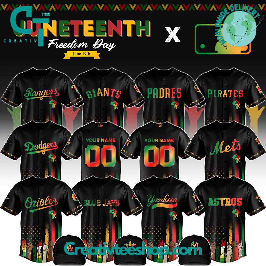MLB All Teams x Juneteenth Night 2025 Limited Edition Baseball Jersey