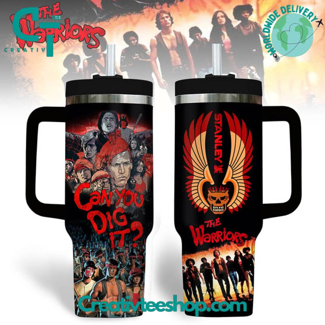 The Warriors “Can You Dig It” Special Tumbler 40oz with Handle