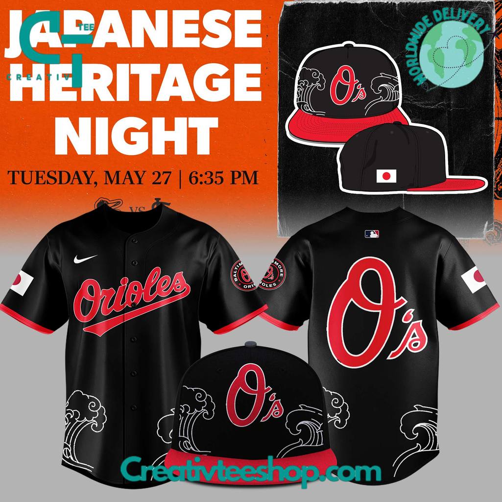 Baltimore Orioles Japanese Heritage Night 2025 Special Baseball Jersey