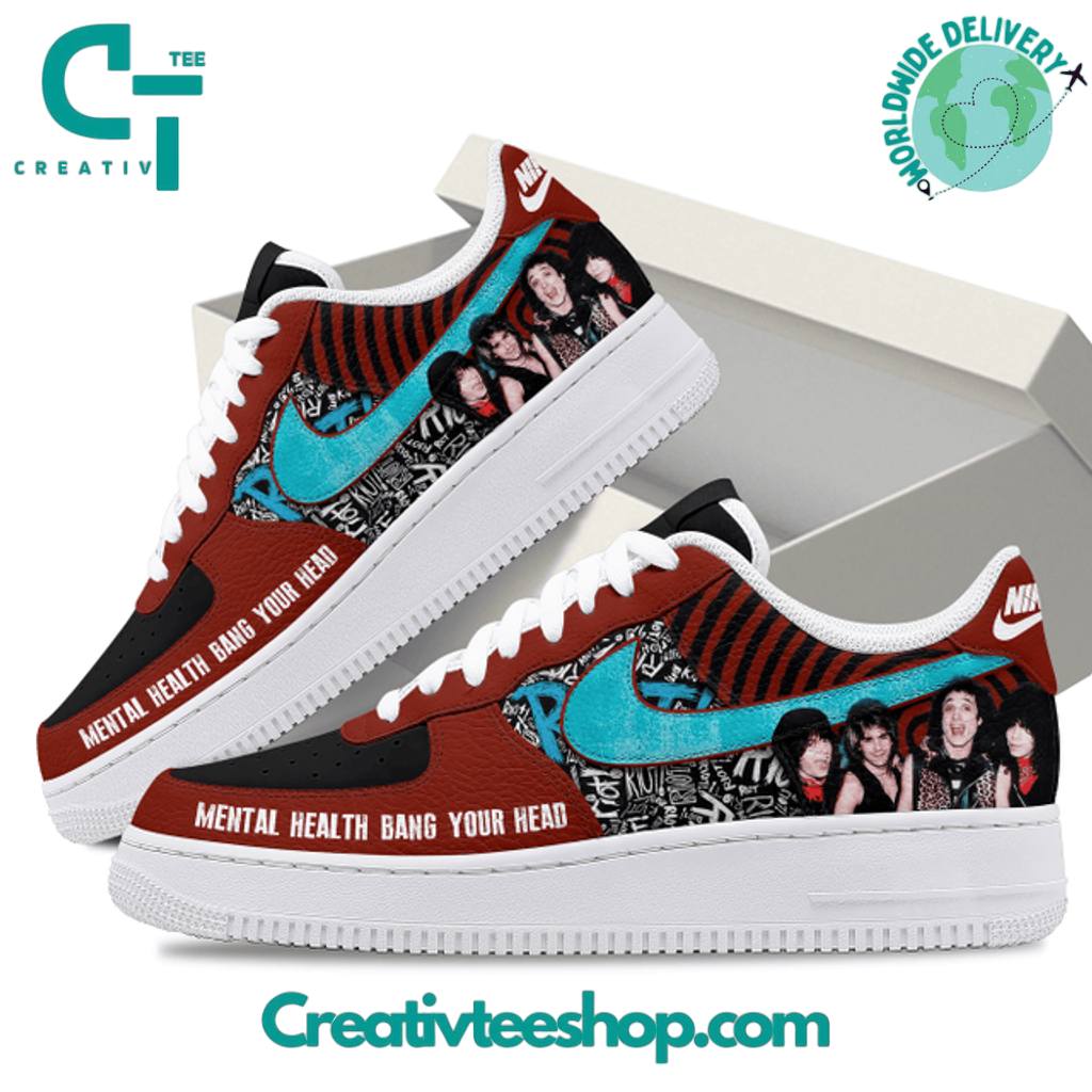 Quiet Riot “Mental Health Band Your Head” Special Air Force 1 Sneaker