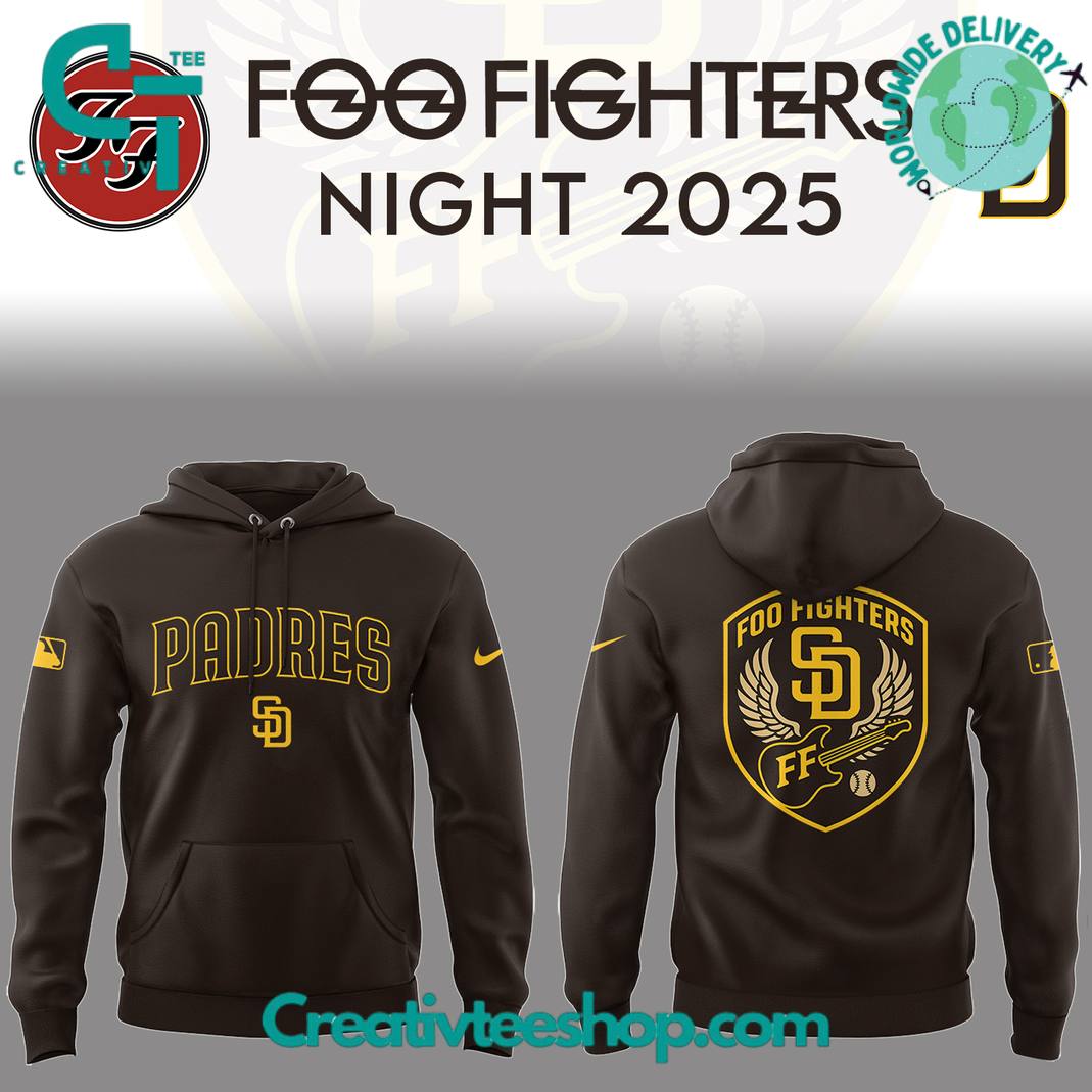 San Diego Padres x Foo Fighter Night 2025 Special Hoodie