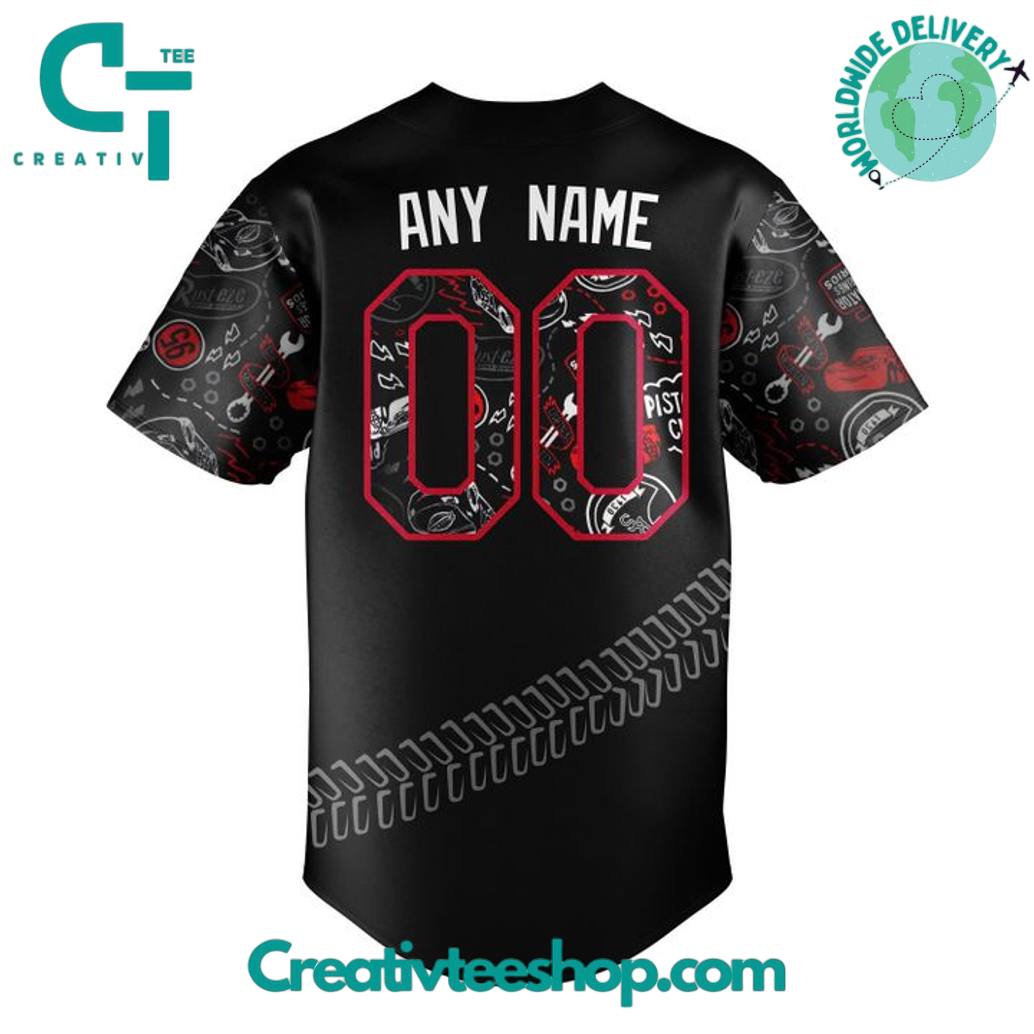Reading Fightin Phils x Cars Movie Personalized Baseball Jersey