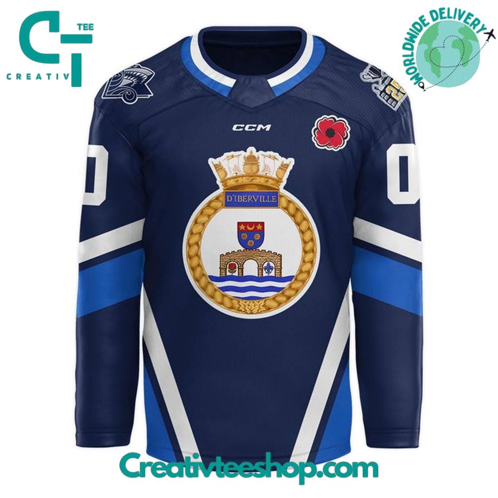 Rimouski Oceanic Memorial Cup Personalized Hockey Jersey