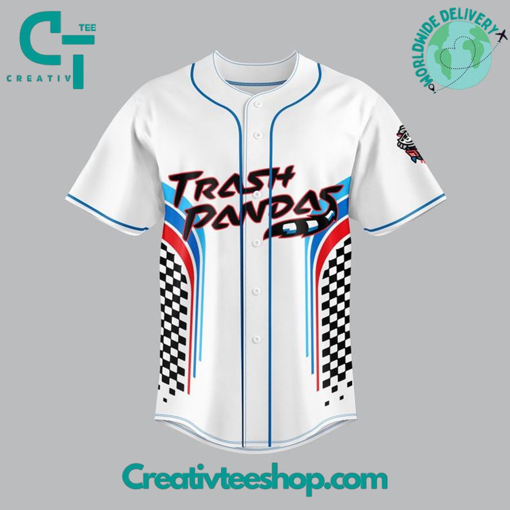 Rocket City Trash Pandas x Racing Night with Landon Huffman Personalized Baseball Jersey