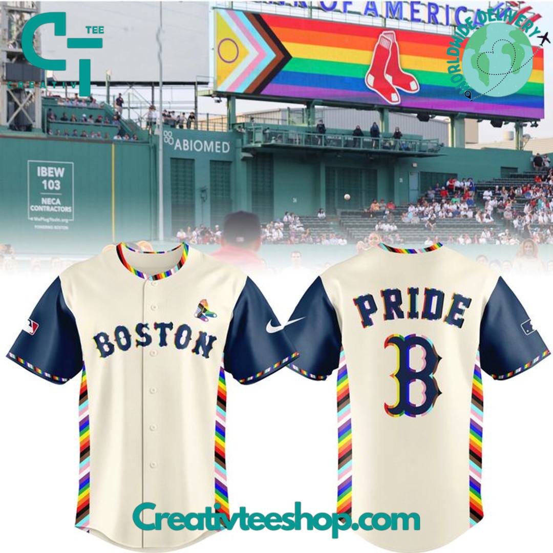 Boston Red Sox Pride Game Special Baseball Jersey