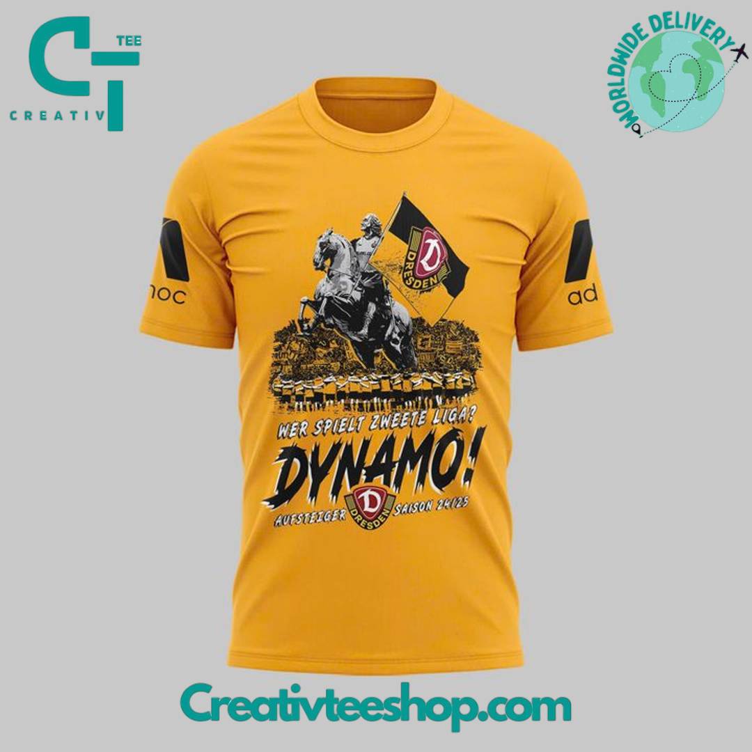 SG Dynamo Dresden Special Yellow Tee