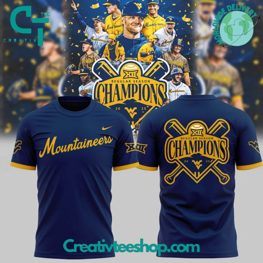 West Virginia Mountaineers Big12 Regular Season Champions Special Tee