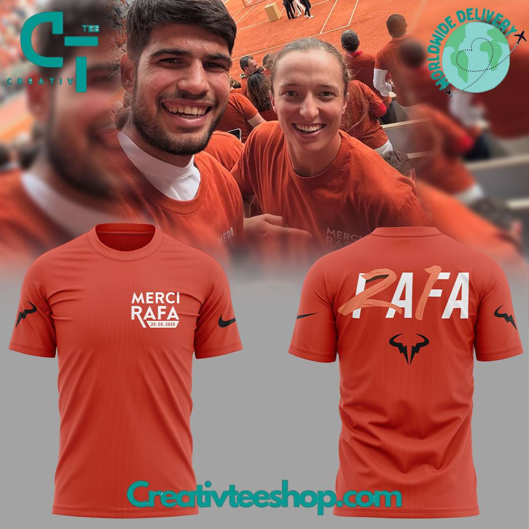 Merci Rafa Rafael Nadal Roland Garros Tribute Shirt – Limited Edition