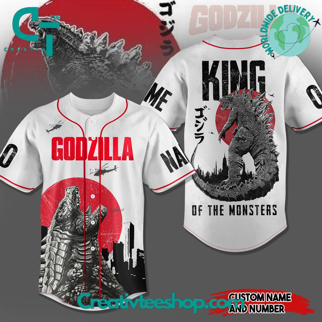 Godzilla �King of the Monsters�  Edition Baseball Jersey