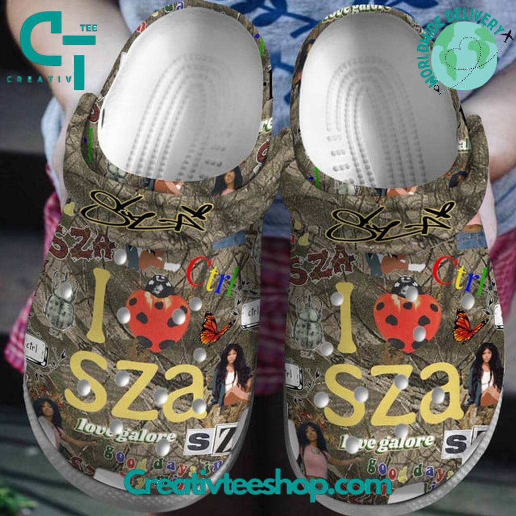 SZA Grand National Tour Camo Crocs Shoes
