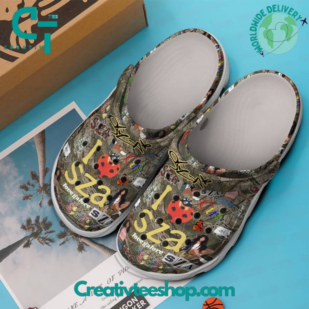 SZA Grand National Tour Camo Crocs Shoes