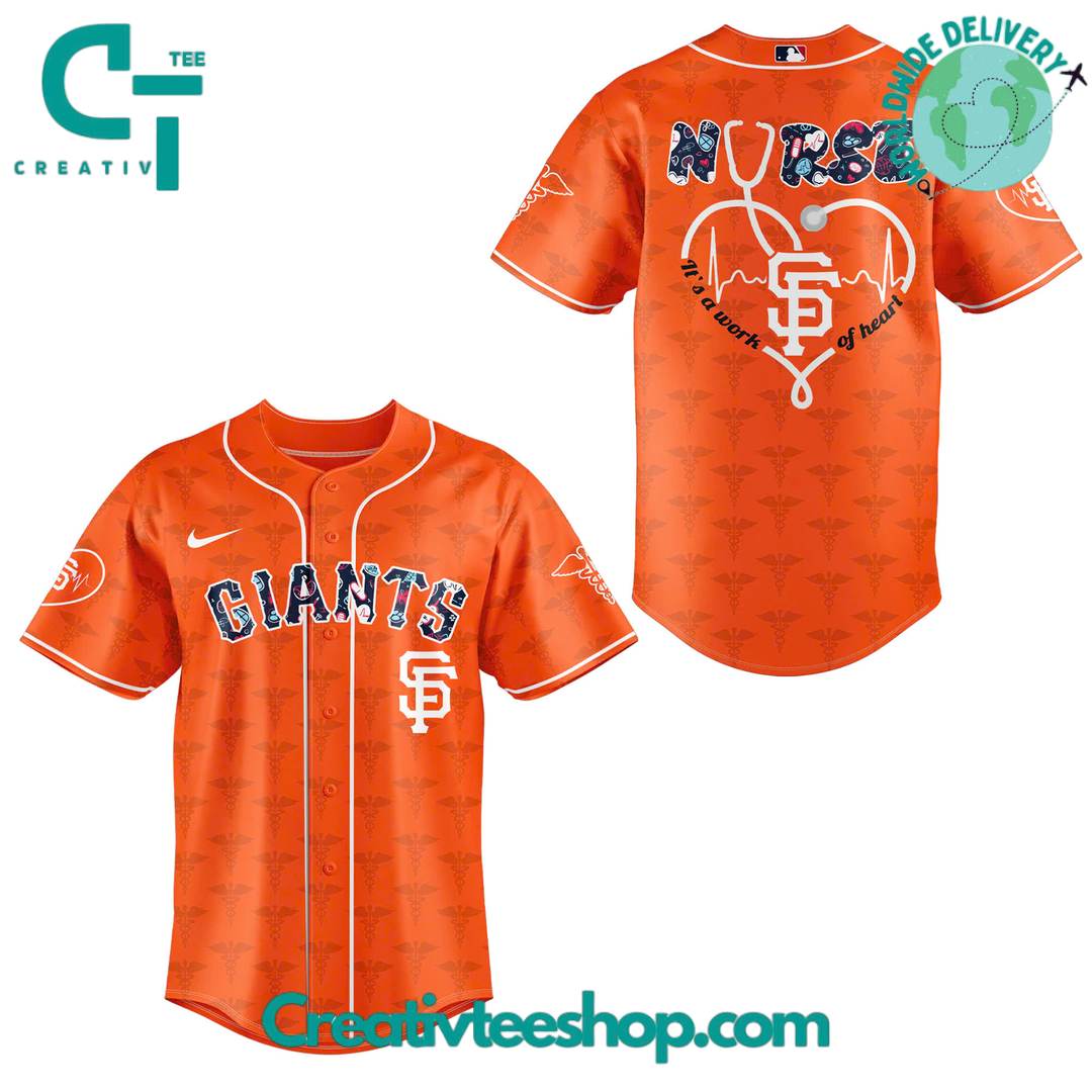 San Francisco Giants x Nurses Night Special Baseball Jersey