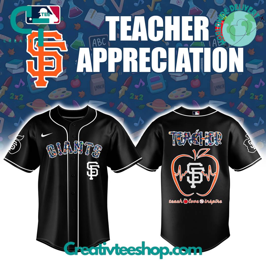 San Francisco Giants x Teacher Appreciation Special Edition Baseball Jersey