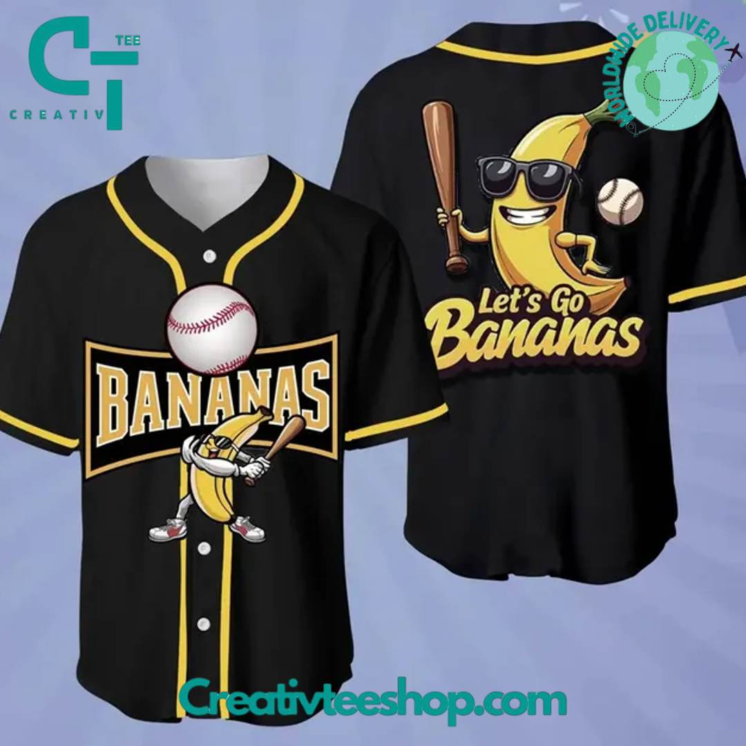 Savannah Bananas 2025 “Let’s Go Bananas” Special Baseball Jersey