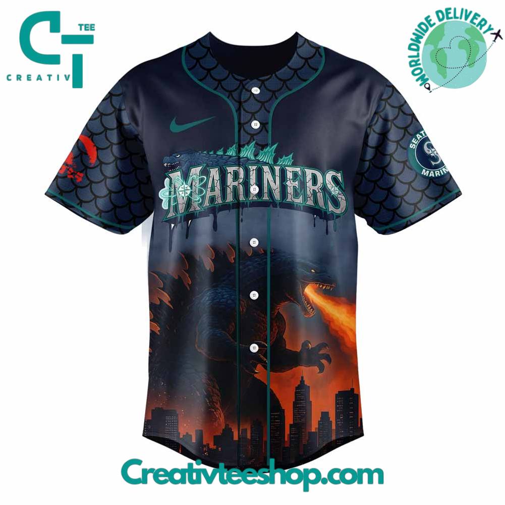 Seattle Mariners x Godzilla Special Edition Baseball Jersey