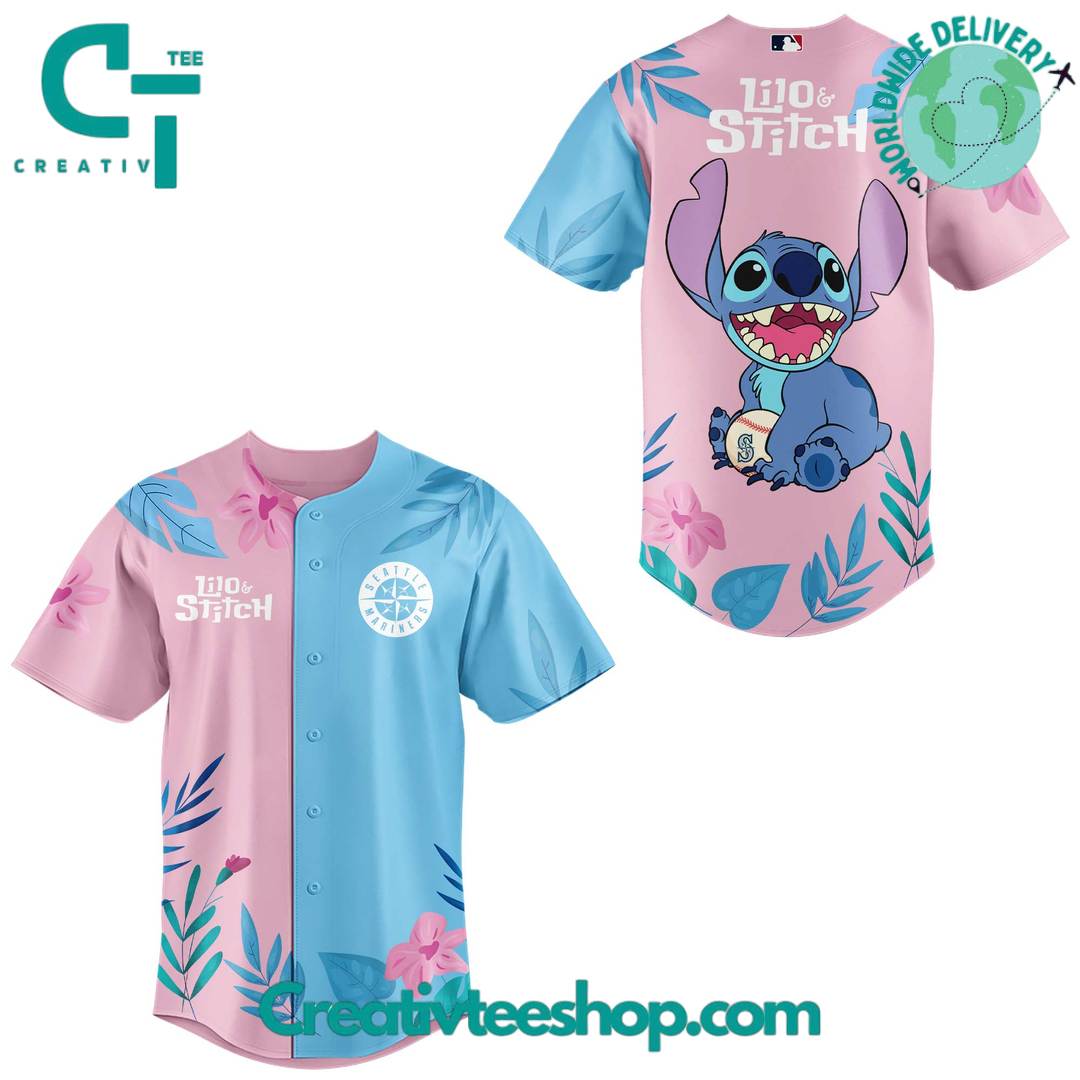 Seattle Mariners x Lilo & Stitch Night Special Baseball Jersey