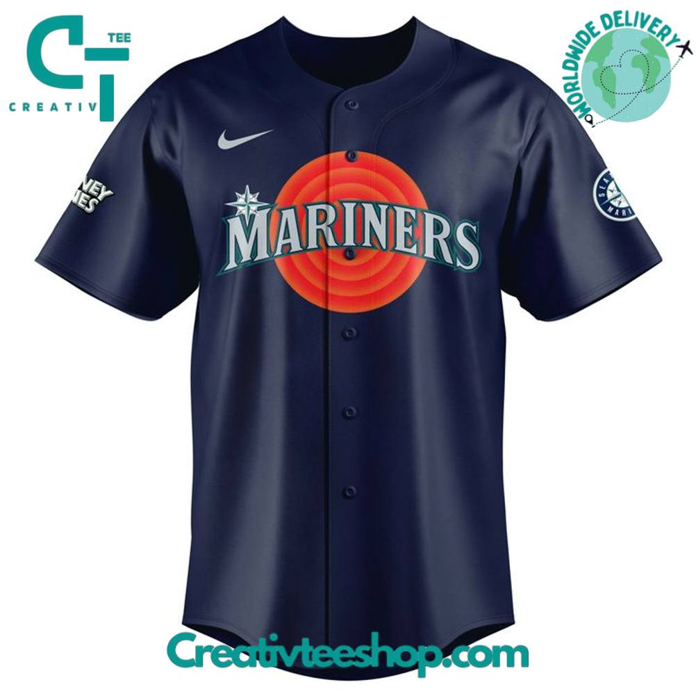 Seattle Mariners x Looney Tunes Night Special Baseball Jersey