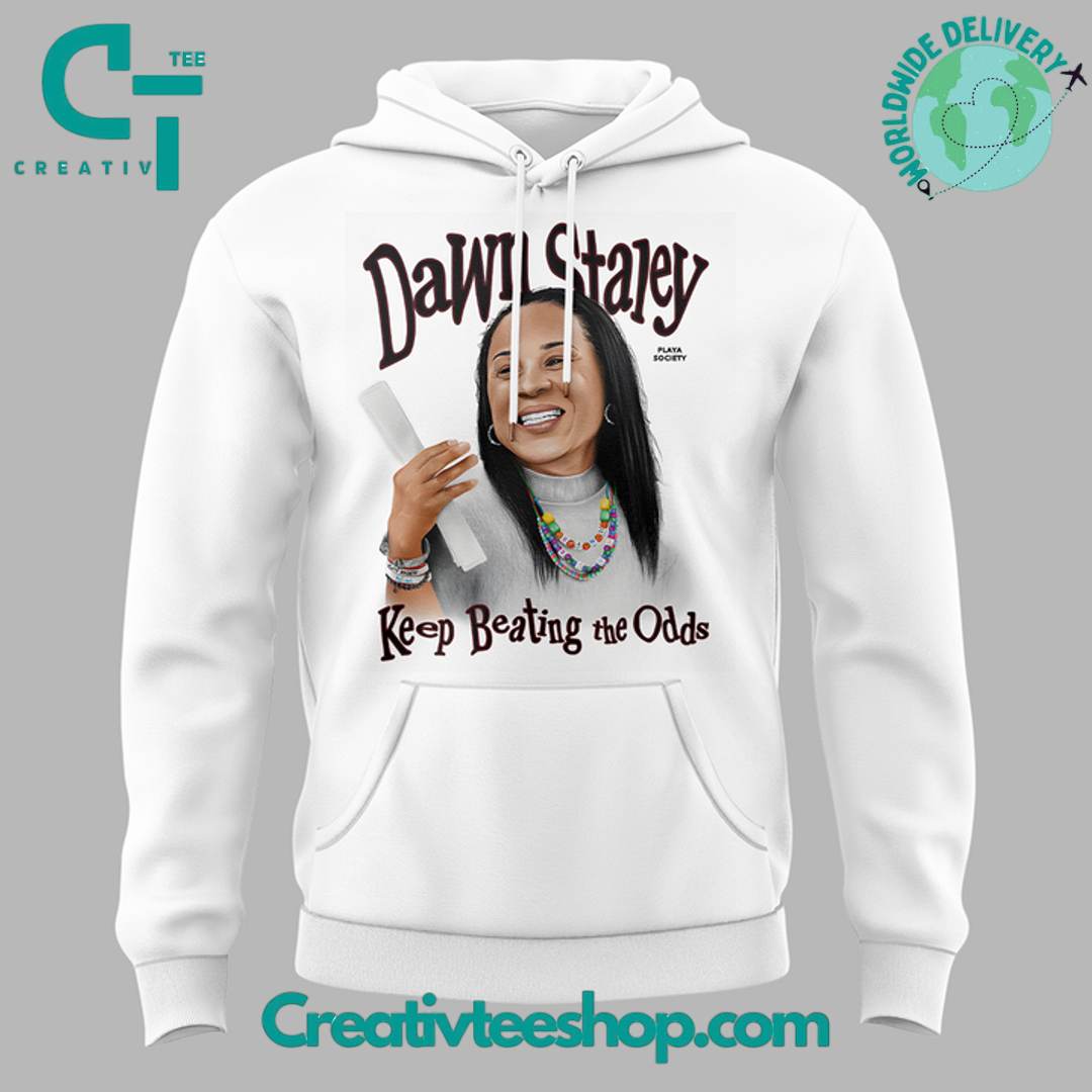 South Carolina Gamecocks Dawn Staley “Keep Beating the Odds” Special White Hoodie