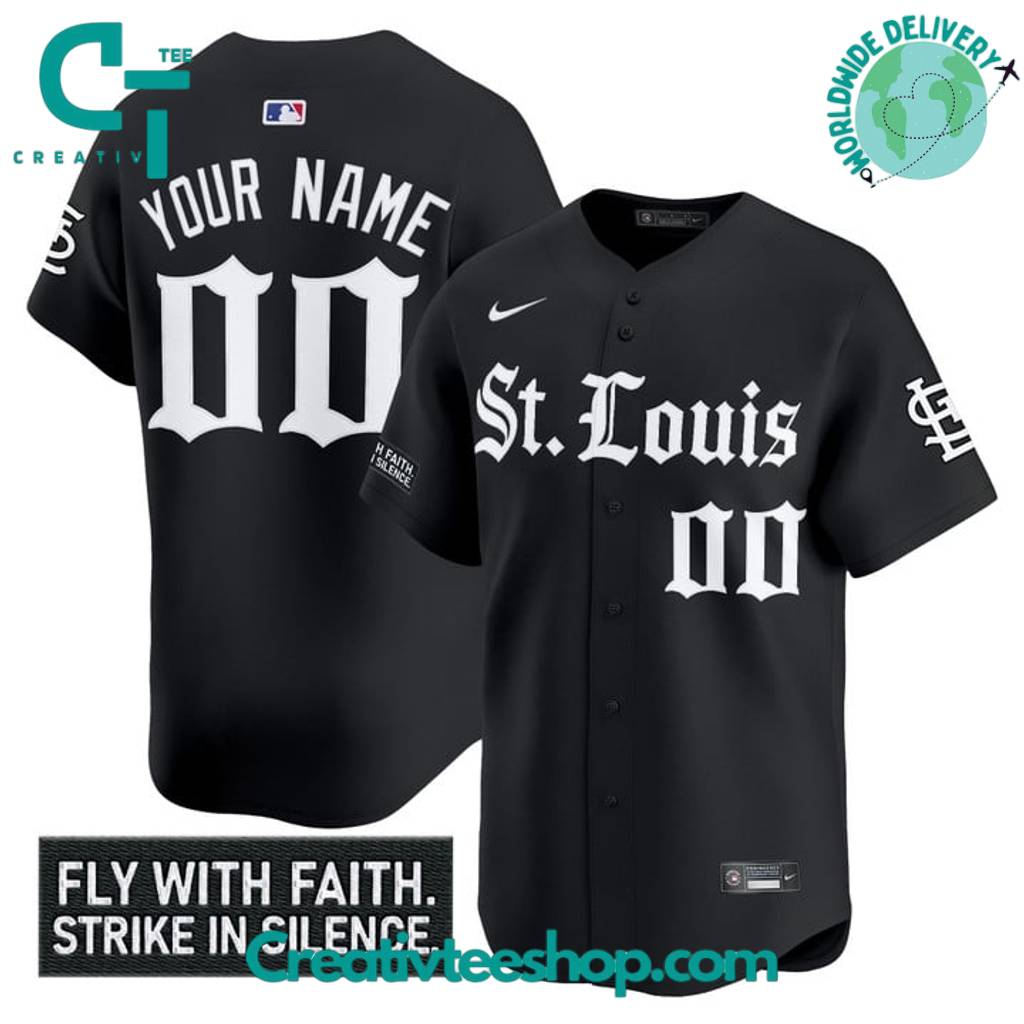 St. Louis Cardinals Gothic Legacy Edition “Fly With Faith Strike in Silence” Baseball Jersey