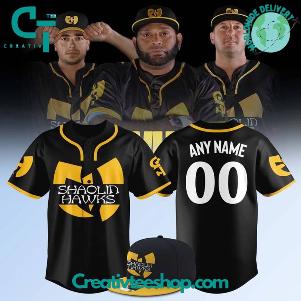 Staten Island FerryHawks x Wu-Tang Clan Shaolin Hawks Personalized Baseball Jersey