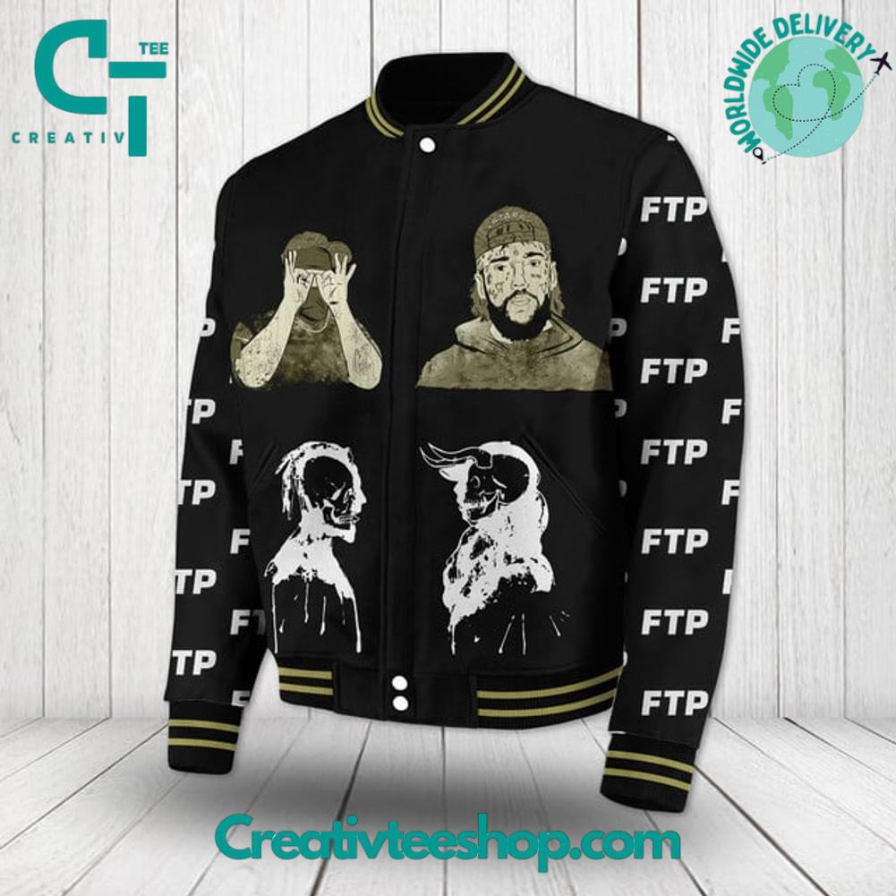 Suicideboys FTP “New World Depression” Baseball Jacket