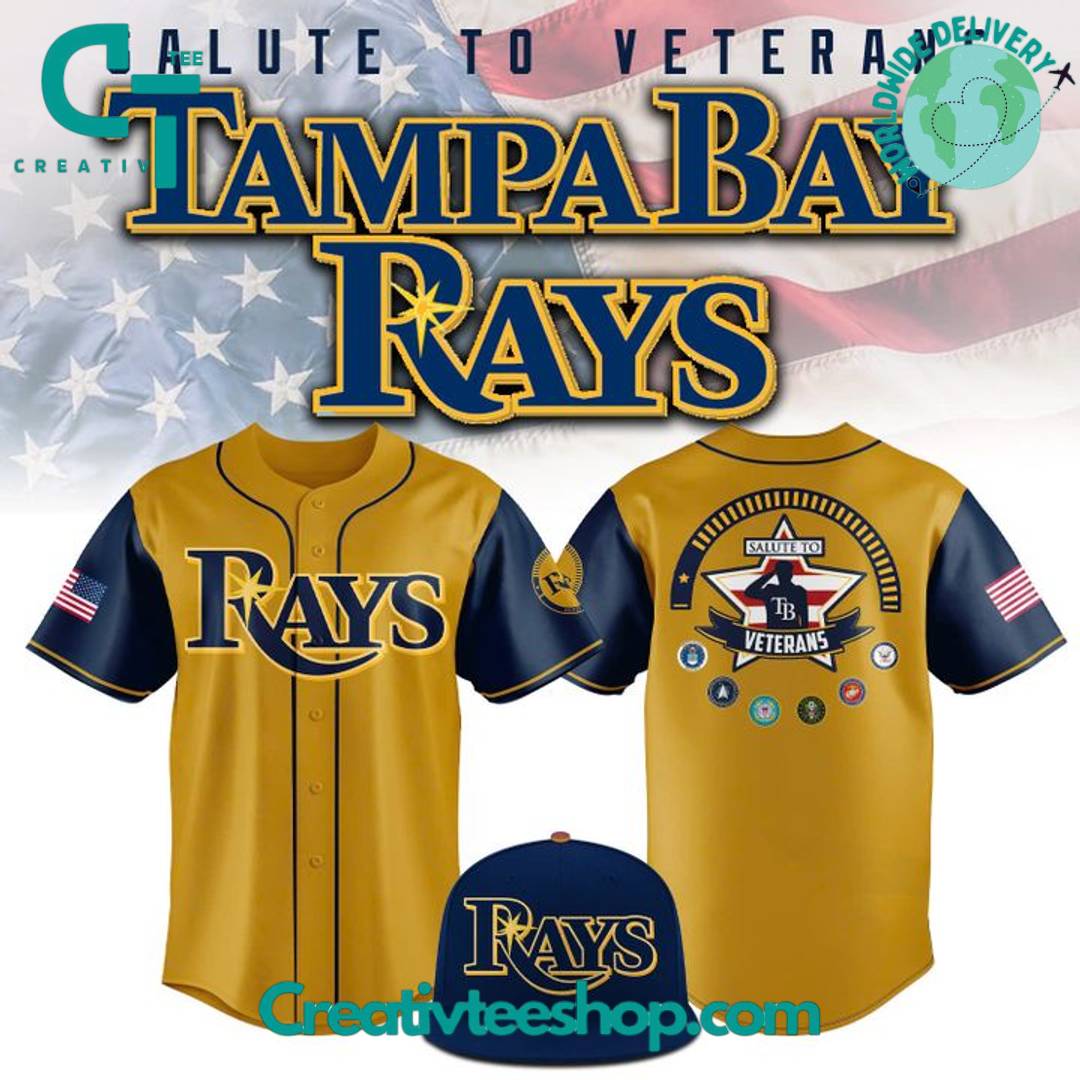 Tampa Bay Rays Salute to Service Special Baseball Jersey
