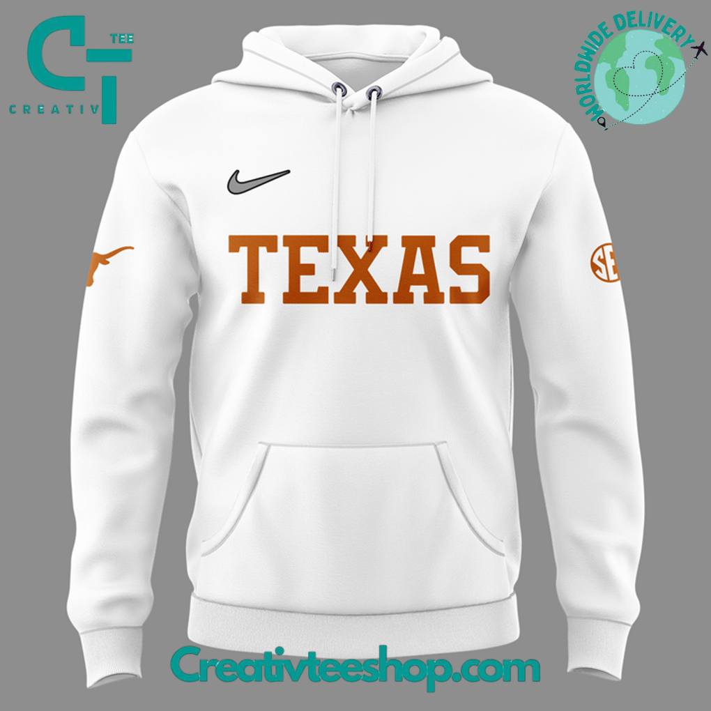 Texas Longhorns Softball NO 3 SEED Special White Hoodie