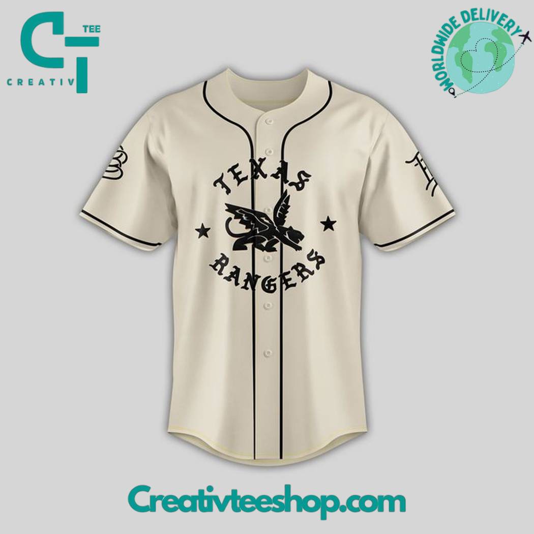Texas Rangers x 2025 Branded Bills Father’s Day Personalized Baseball Jersey
