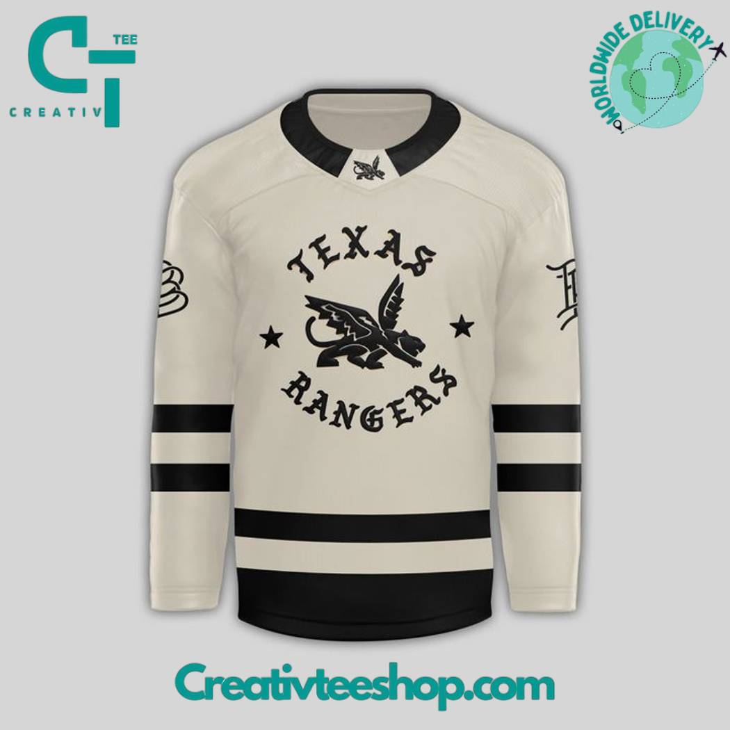 Texas Rangers x 2025 Branded Bills Father’s Day Personalized Hockey Jersey