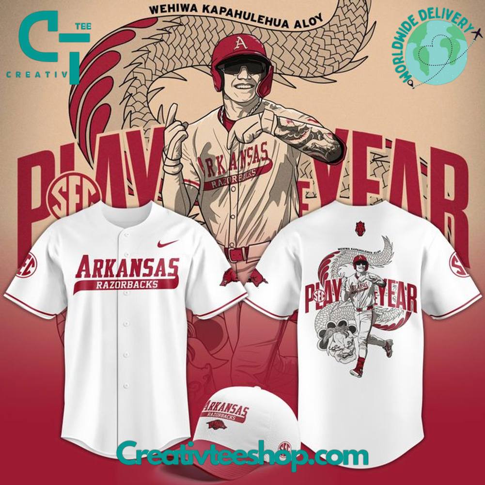 Arkansas Razorback Player Of The Year 2025 Special Baseball Jersey