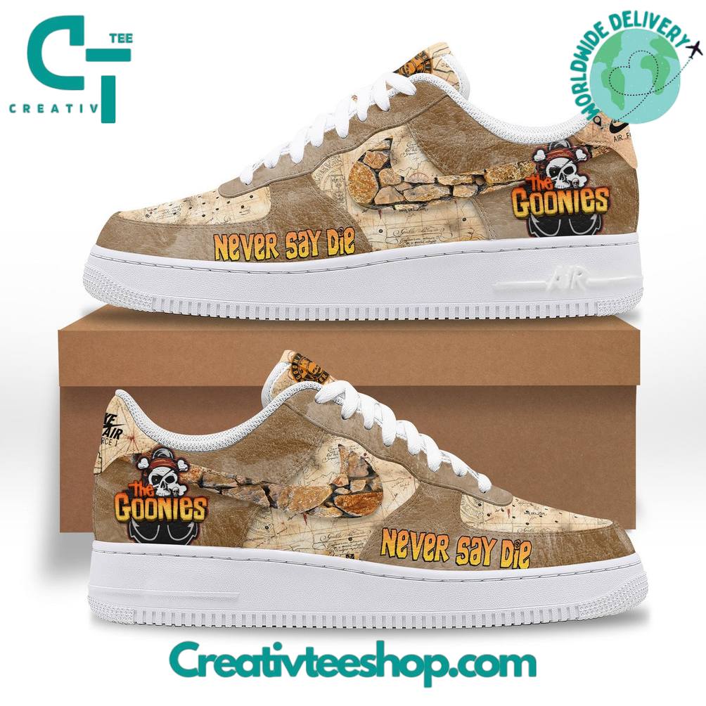 The Goonies “Never Say Die” Limited Edition Air Force 1 Shoes