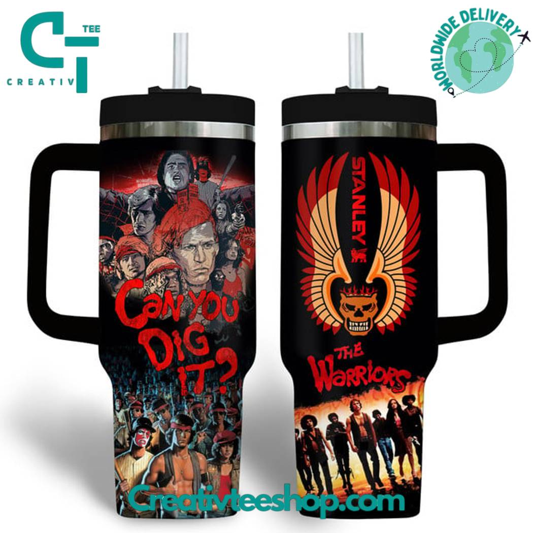 The Warriors “Can You Dig It” Special Tumbler 40oz with Handle
