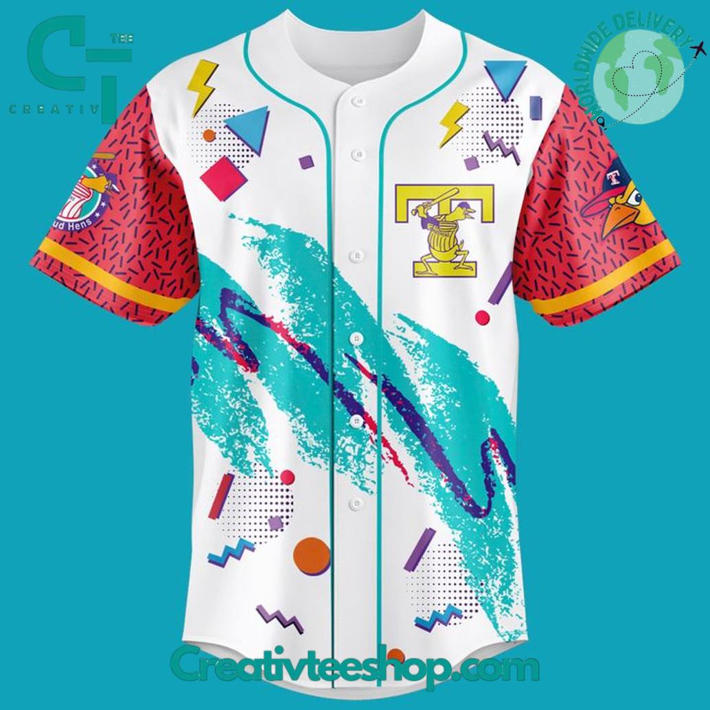 Toledo Mud Hens 90s Personalized Baseball Jersey