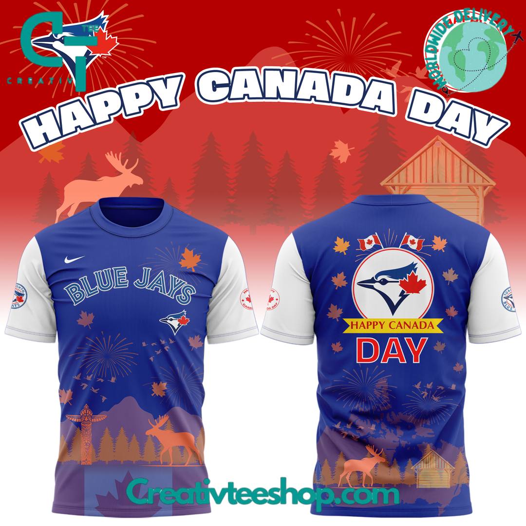 Toronto Blue Jays x Happy Canada Day 2025 Special Tee