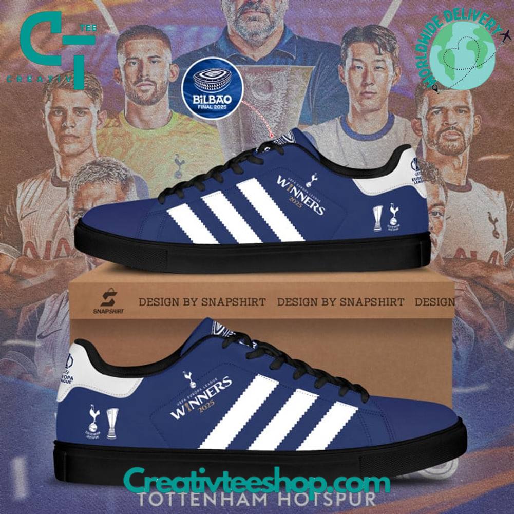 Tottenham Hotspur Europa League Champions 2025 Special Stan Smith Shoes