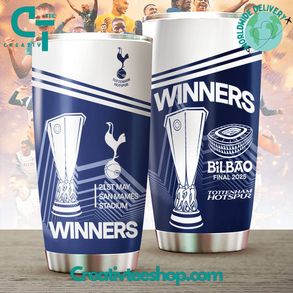 Tottenham Hotspur Europa League Champions 2025 Tumbler