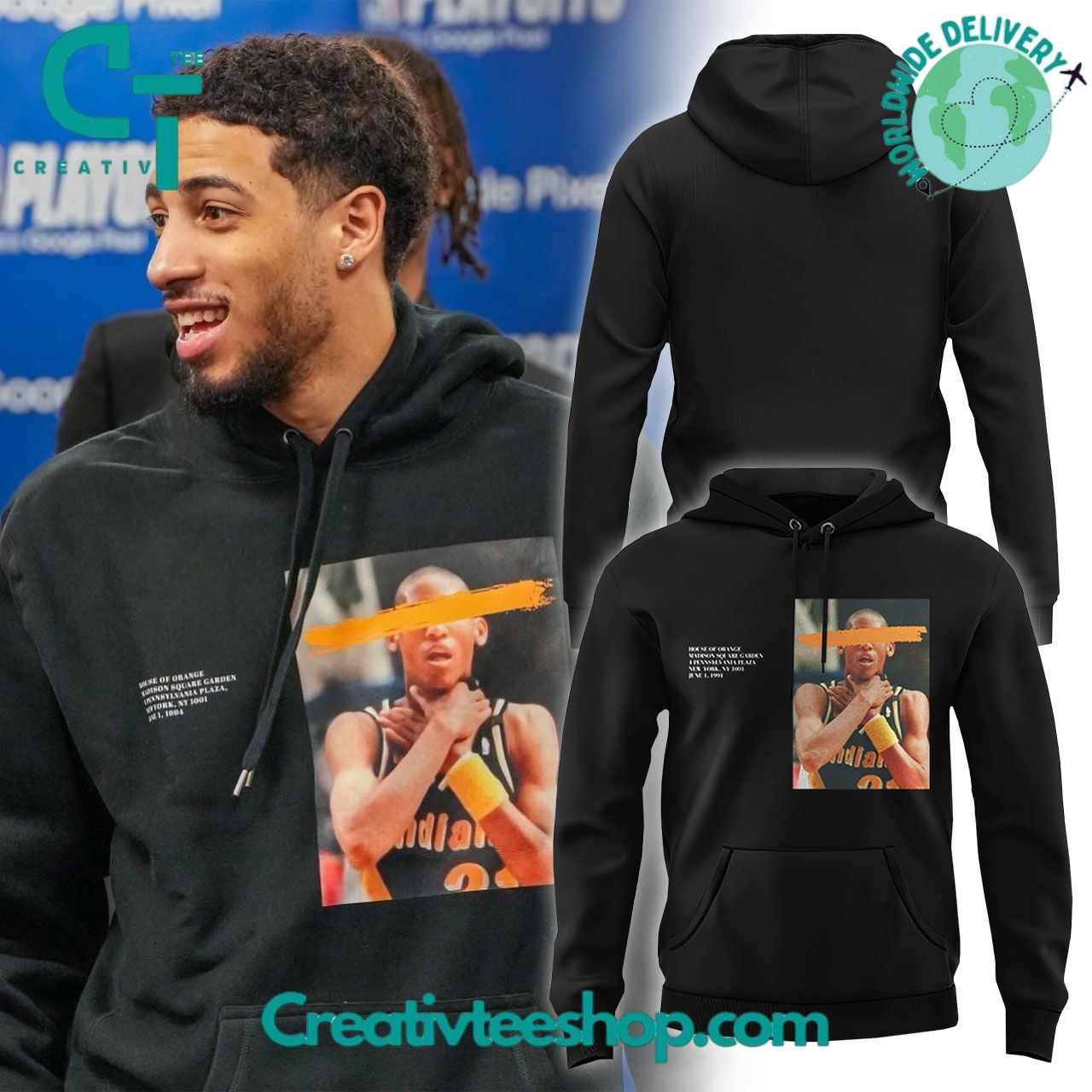 Tyrese Haliburton “Don’t Choke” Reggie Miller Playoffs Hoodie