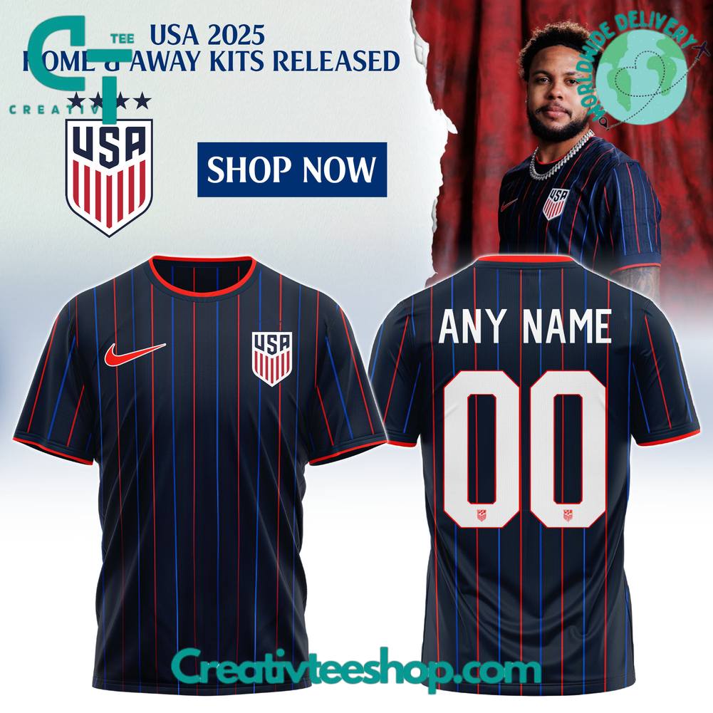 USA Soccer Heartbeat Away Stadium Special New 2025 Jersey