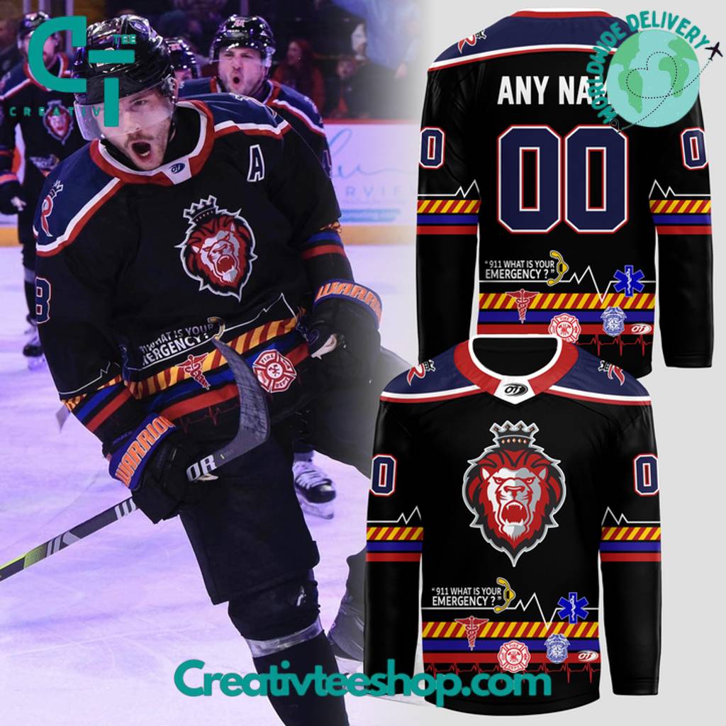 Reading Royals x Firefighters Personalized Hockey Jersey