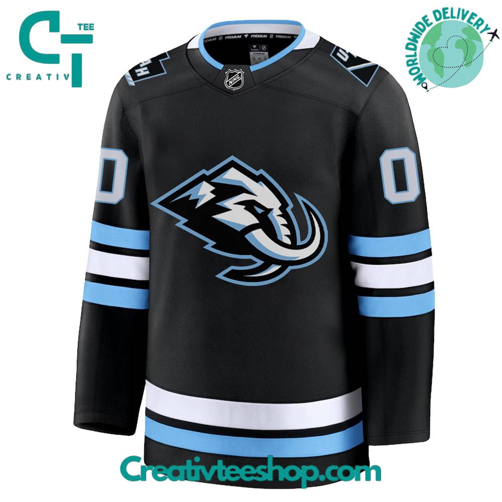Utah Mammoth Hockey Special New Era Uniform Black Jersey