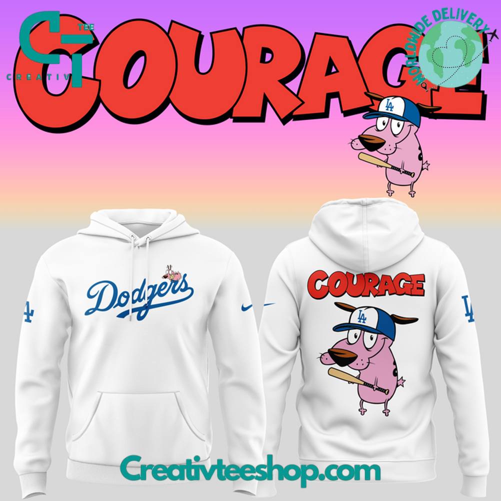 Los Angeles Dodgers x Courage Dog Special Hoodie