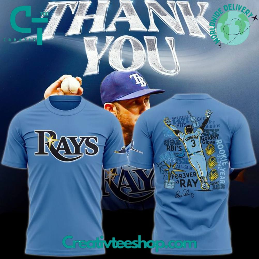 Tampa Bay Rays “Evan Longoria thank you for the memories” Special Tee