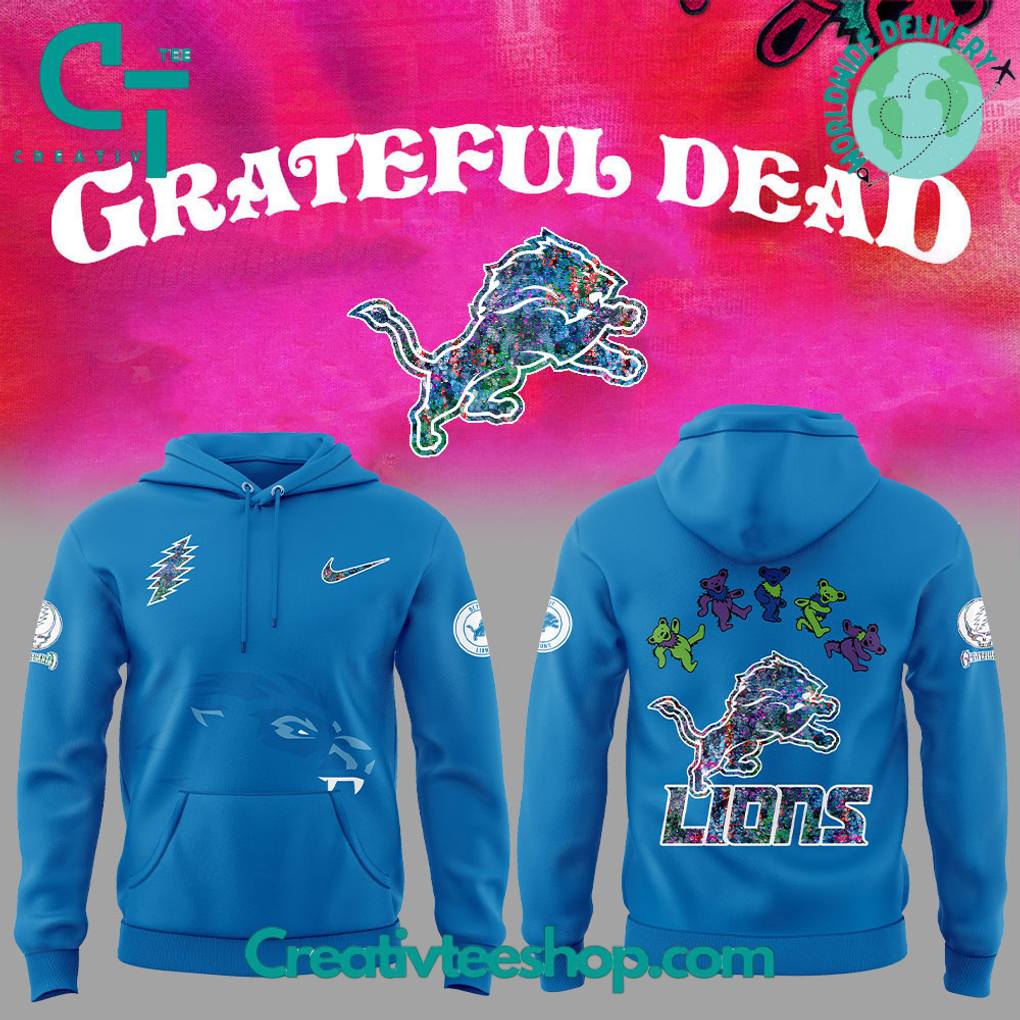 Detroit Lions Grateful Dead Night Special Hoodie