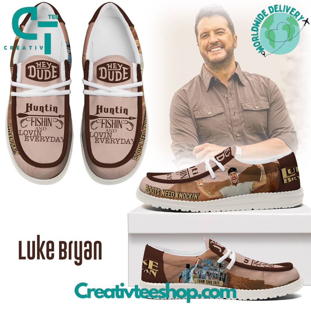 Luke Bryan “Hunting Fishing Loving Everyday” Loafer Shoes