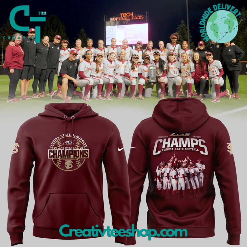 Florida State Seminoles Softball ACC Regular Season Champs Hoodie