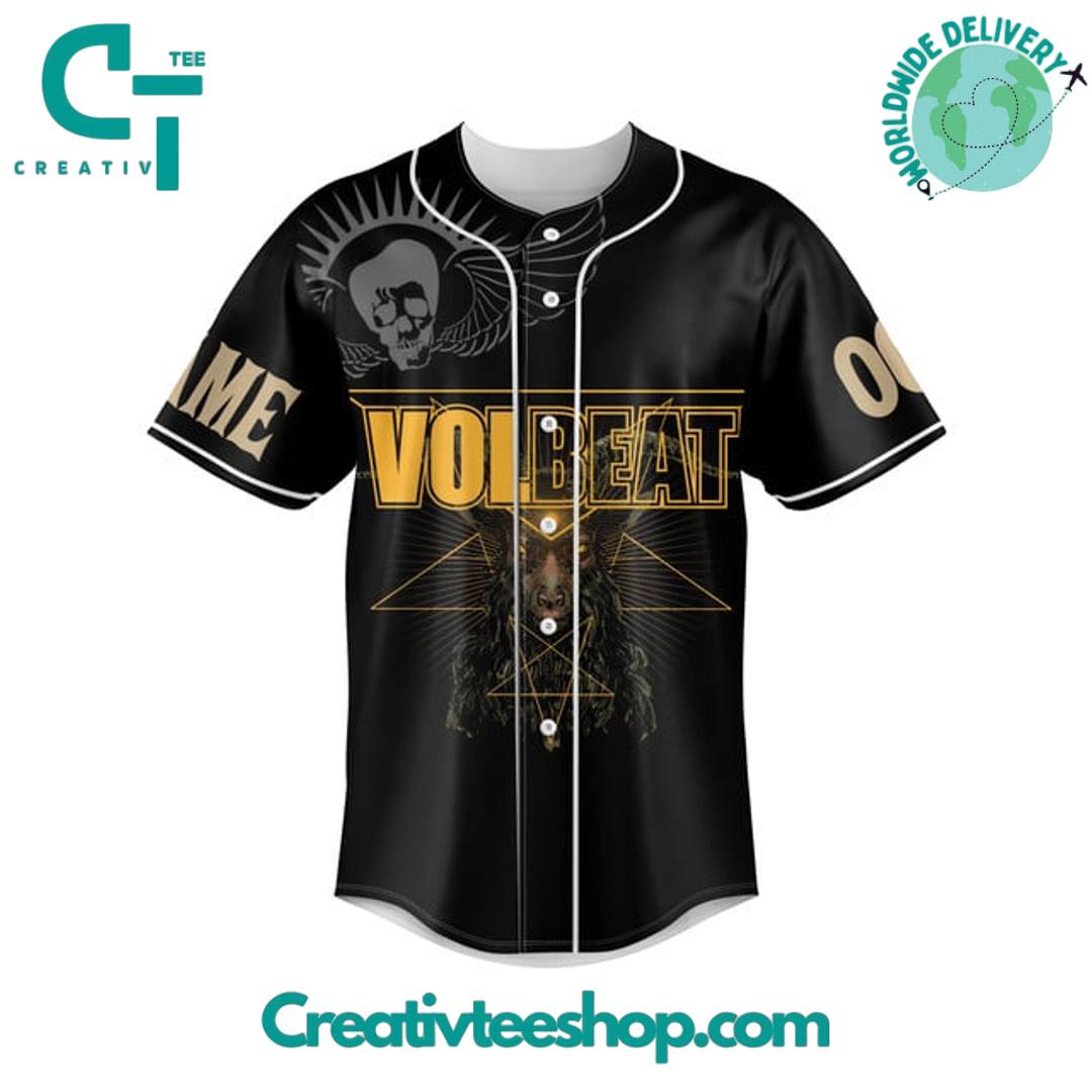 Volbeat “Greatest Of All Tours Worldwide” Personalized Baseball Jersey
