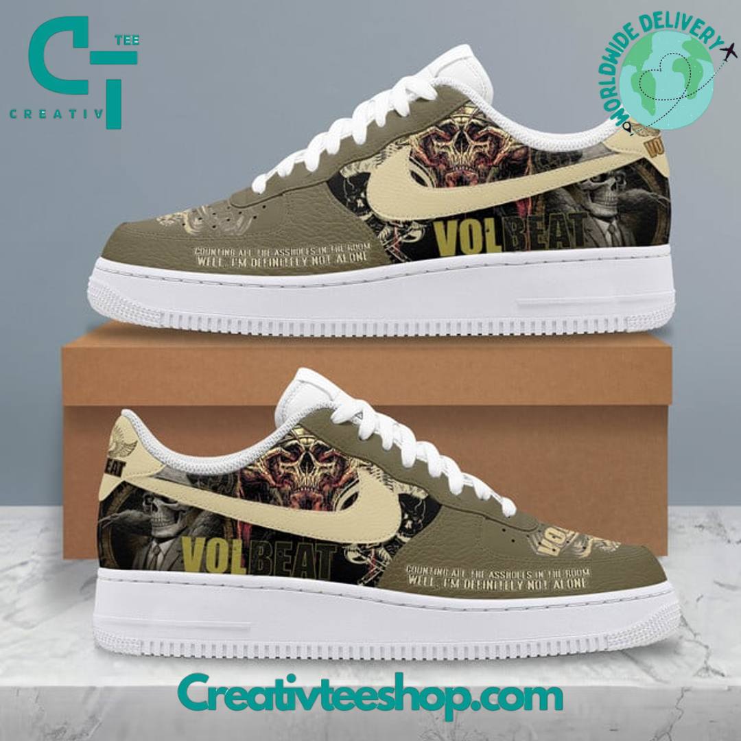 Volbeat Limtited Edition Air Force 1 Sneaker