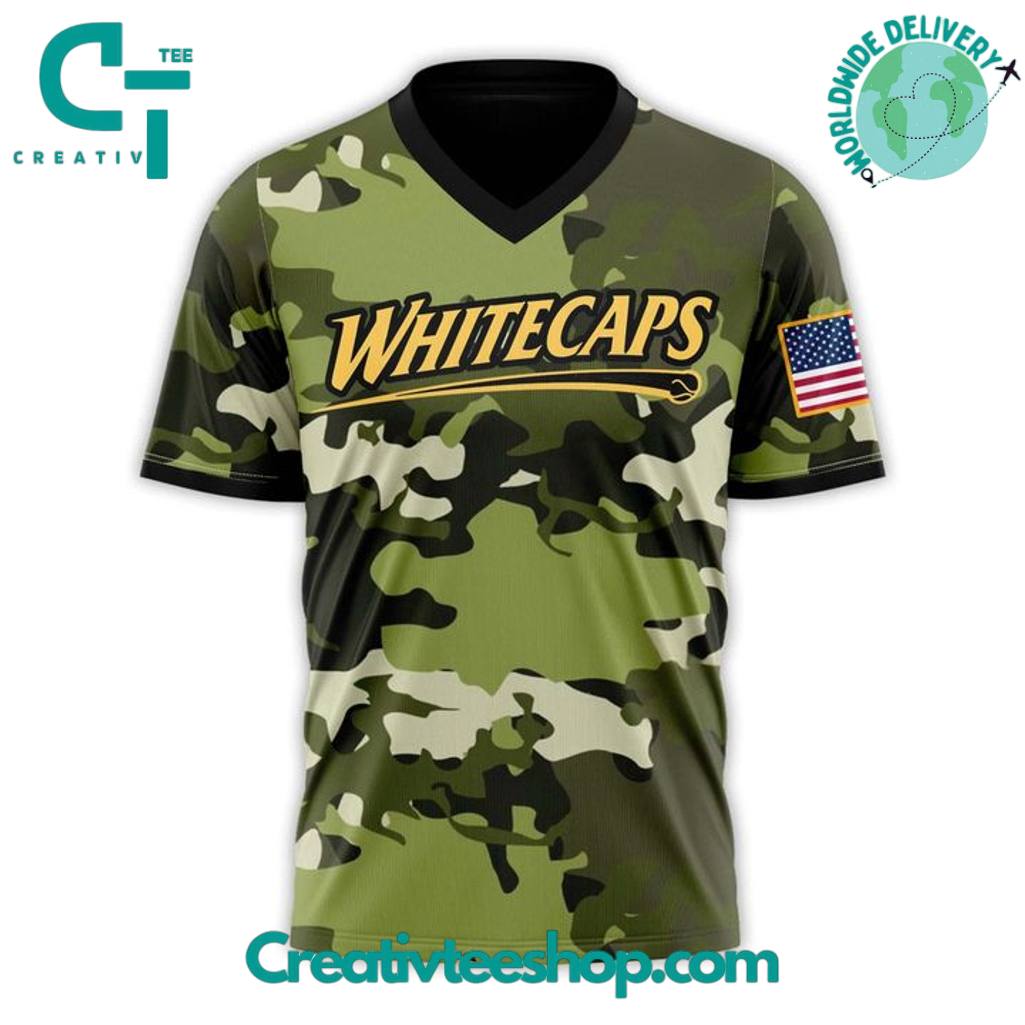 West Michigan Whitecaps Memorial Day Camo Shirt