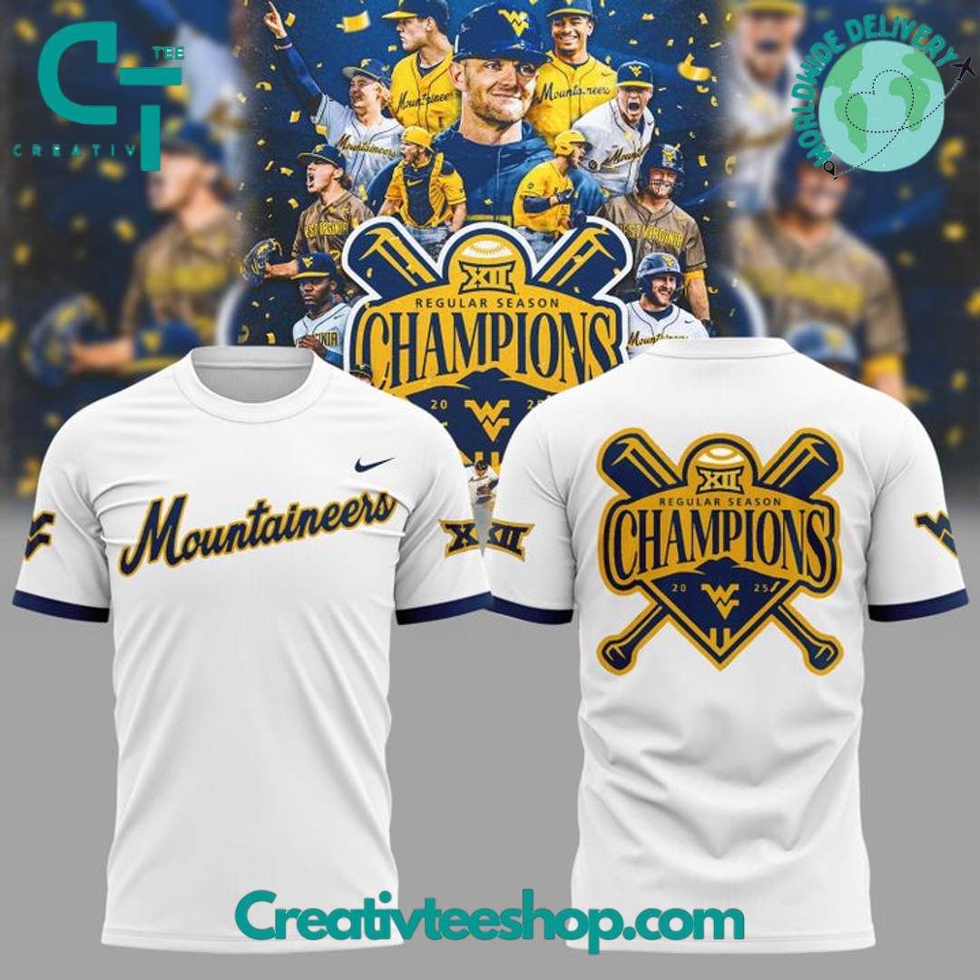 West Virginia Mountaineers Big12 Regular Season Champions Special Tee